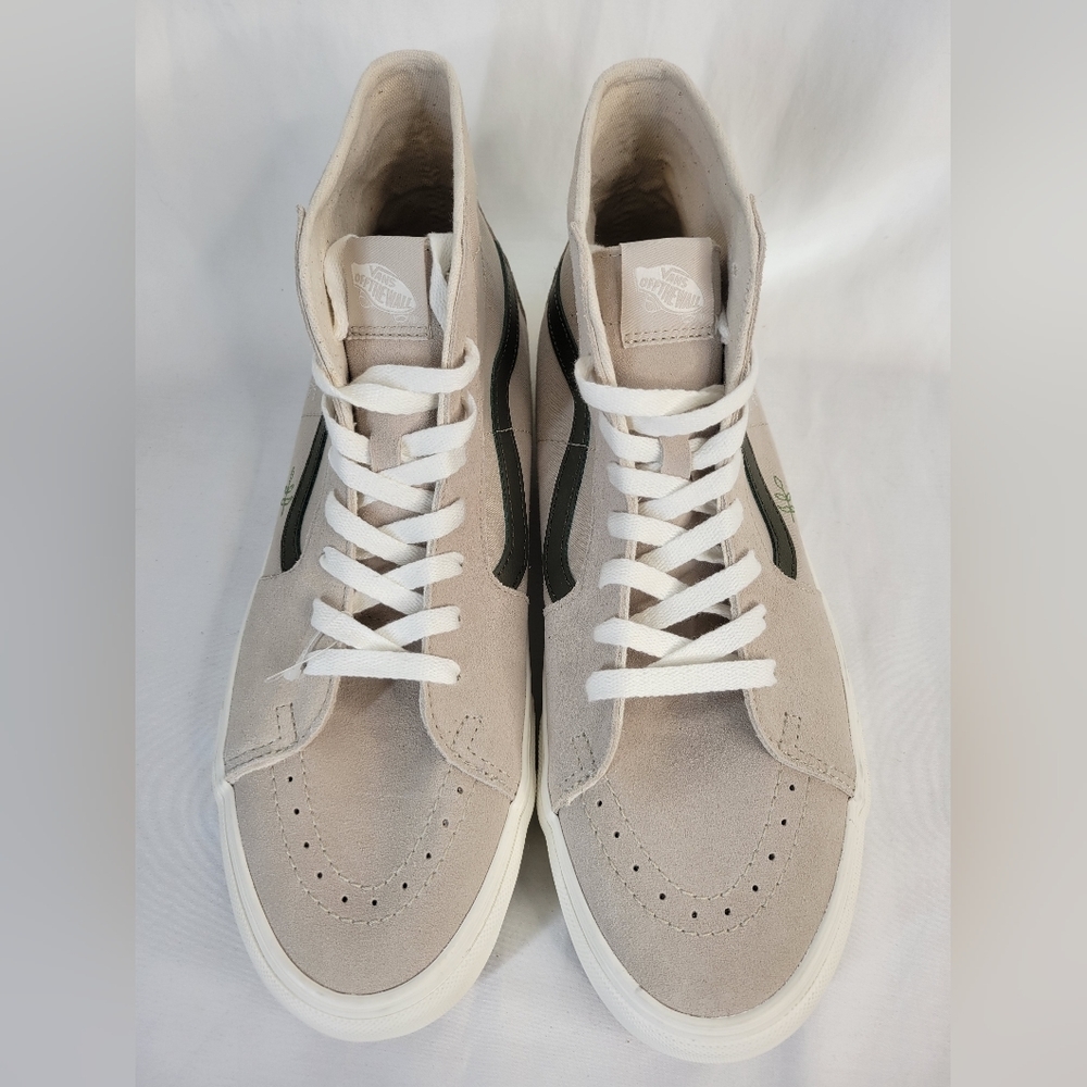 NWOB Vans trainers SK8-Hi Tapered VR3 Beige 11.5 - Picture 10 of 13